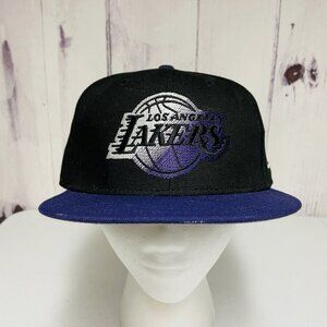 New Era 9Fifty Los Angeles Lakers Hat Black Snapback